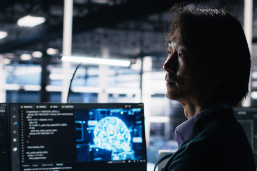 Мужчина интегрирует ИИ с Atlassian Intelligence