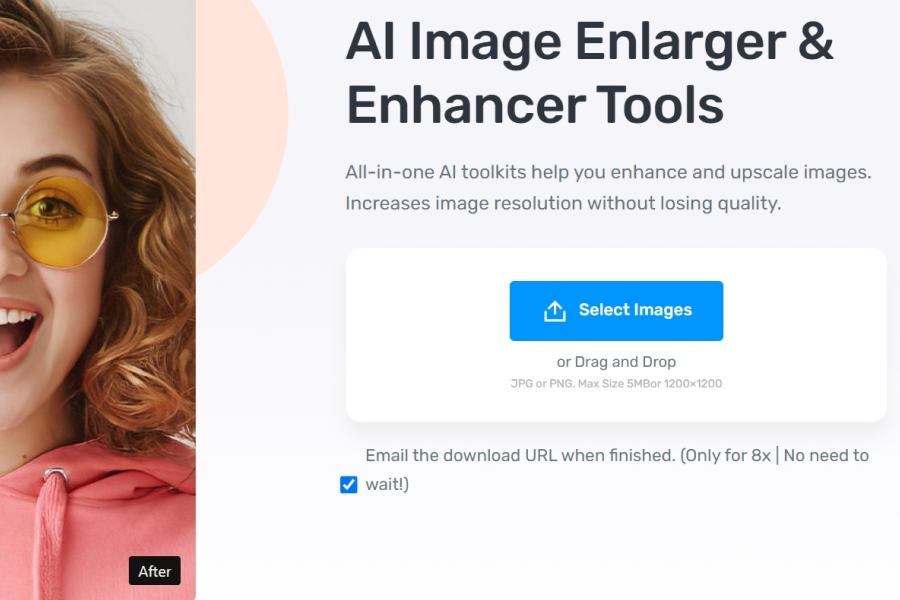 Скриншот из AI Image Enlarger