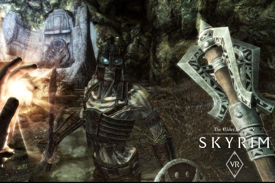 Кадр из игры The Elder Scrolls V: Skyrim VR