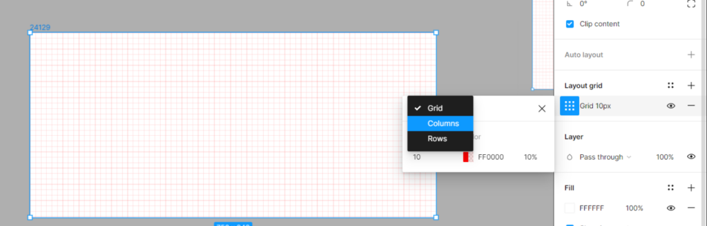 Сетка в Figma